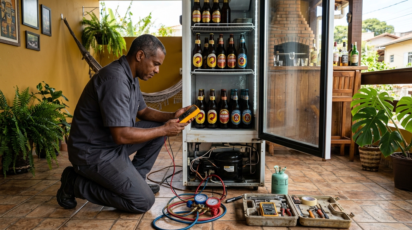 Reparo de Cervejeira Residencial em Praia Grande‑SP